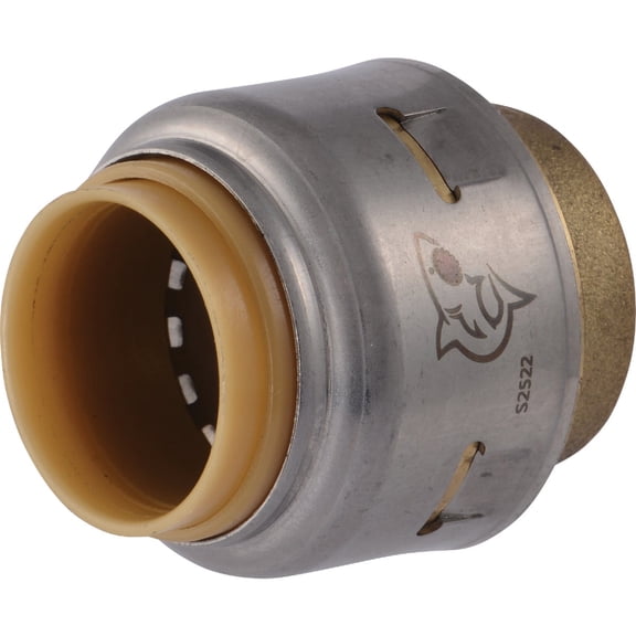SharkBite 1/2-Inch End Cap, Push-to-Connect, PEX, Copper, CPVC
