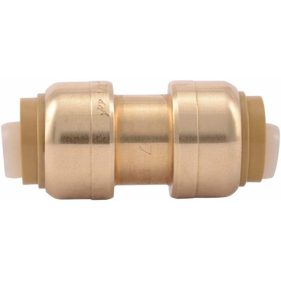 SharkBite 1/2-Inch Straight Coupling, Push-to-Connect, PEX, Copper, CPVC