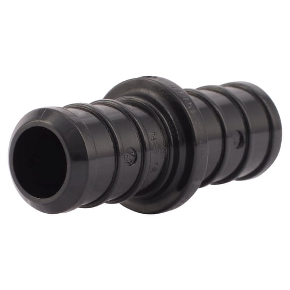 SharkBite  1/2 in. Barb   x 1/2 in. Dia. Barb  Plastic  Coupling
