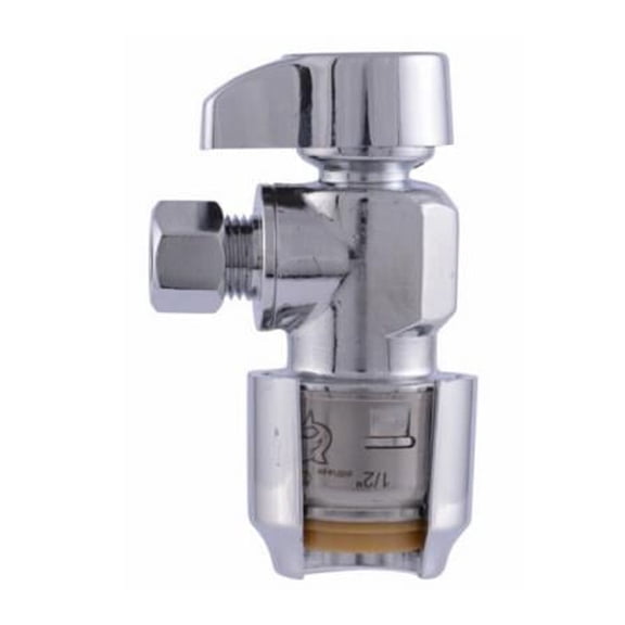 SharkBite Max UR23336 Push-Fit Compression Angle Stop, 1/2 x 1/4 In. - Quantity 24