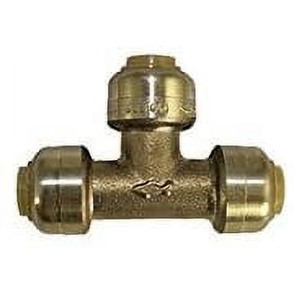 SharkBite Tee Push-to-Connect Plumbing Fitting - 1/4 In.