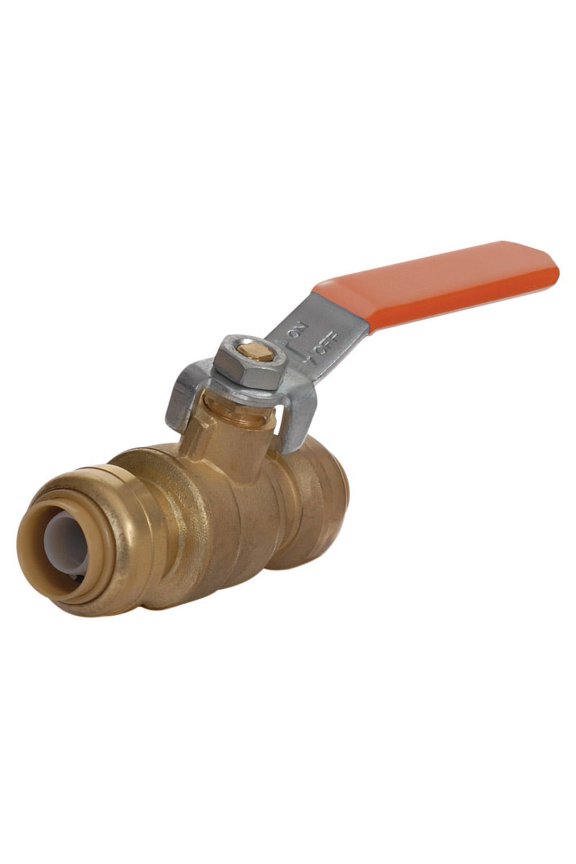 1 Brass Push-to-Connect Ball Valve