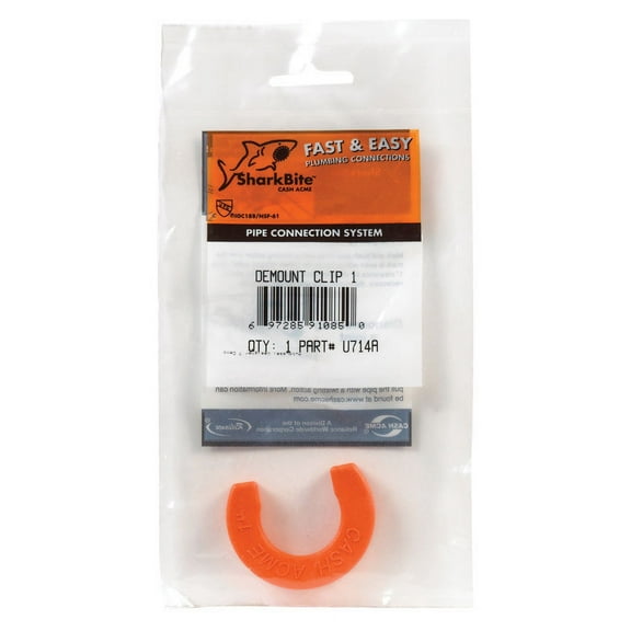 Shark Bite U714A 1" Plastic De-Mount Disconnect Clip