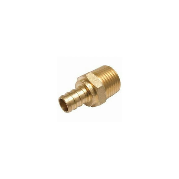 SharkBite UC142LFA Male Adapter 1" PEX Barb X 3/4" D MNPT Brass