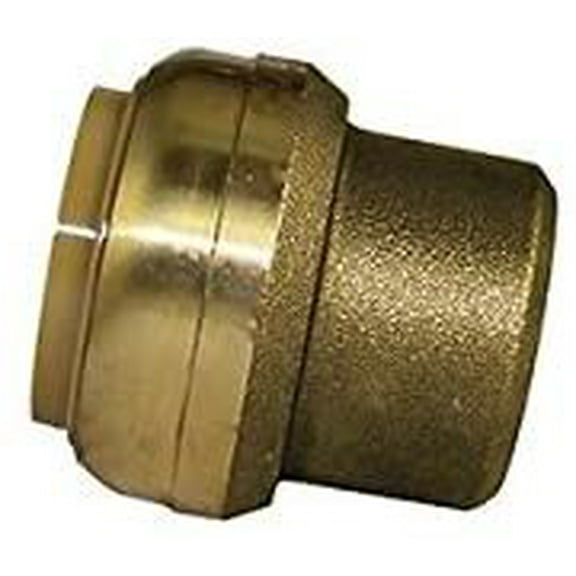 SharkBite 1 in. Push Brass End Stop