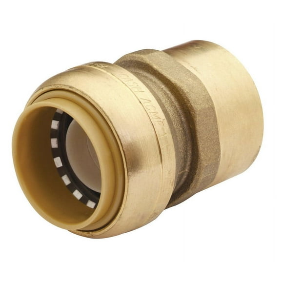 SharkBite 1 in. Push x 1 in. Dia. FPT Brass Connector