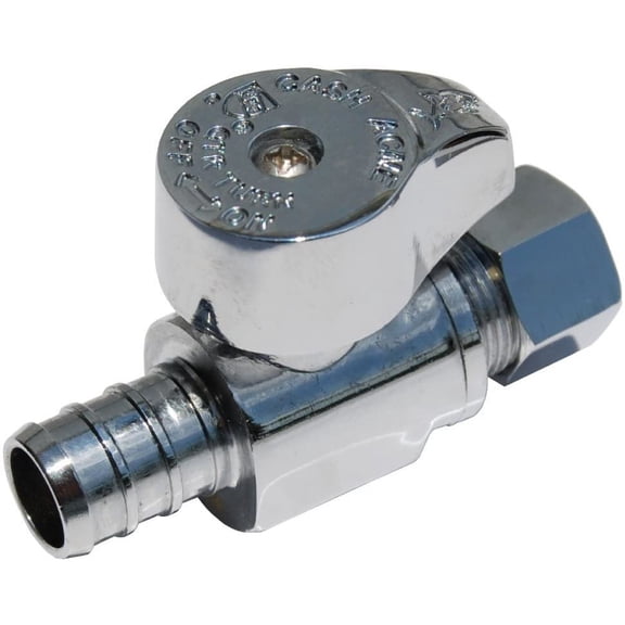 SharkBite 23057LF 1/2-Inch by 3/8-Inch OD Compression PEX/Barb Straight Stop