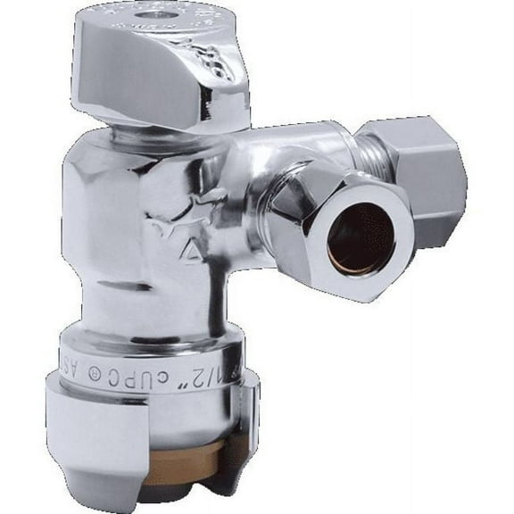 SharkBite 25558LF 12-Inch 38-Inch 12 Push-to-Connect x 38 Dual Compression Outlet Stop Valve