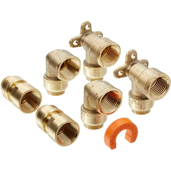 SharkBite 25567 PEX, Copper, CPVC Shower Installation Kit Pipe Fittings