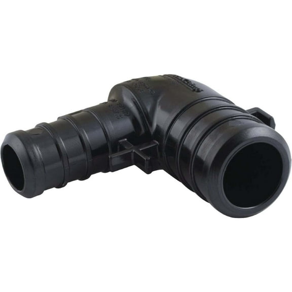 Sharkbite UP274A5 Poly Alloy PEX Barb Elbow, 3/4 x 1/2 In., 5-Pk. - Quantity 6