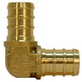 thumbnail image 1 of RWC PEX Elbow Brass Barb Fitting - 3/4 In. Barb x 3/4 In. Barb, Gold, Smooth Finish, 1 of 3