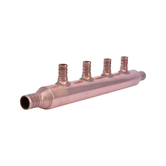 SharkBite 3/4 in. Crimp x 1/2 in. Dia. Crimp 4 Port Manifold