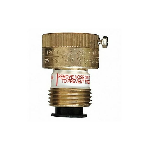 SharkBite 3/4 in. FPT x 3/4 in. MHT Brass Backflow Preventer 1 pc.