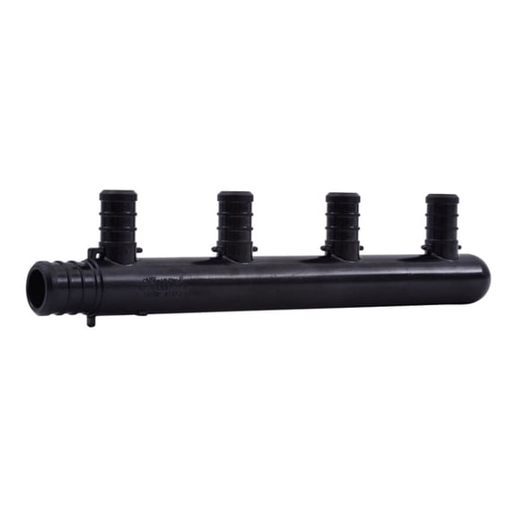 SharkBite 3/4 in. PEX Barb X 1/2 in. D Closed Poly 4 Port Tee