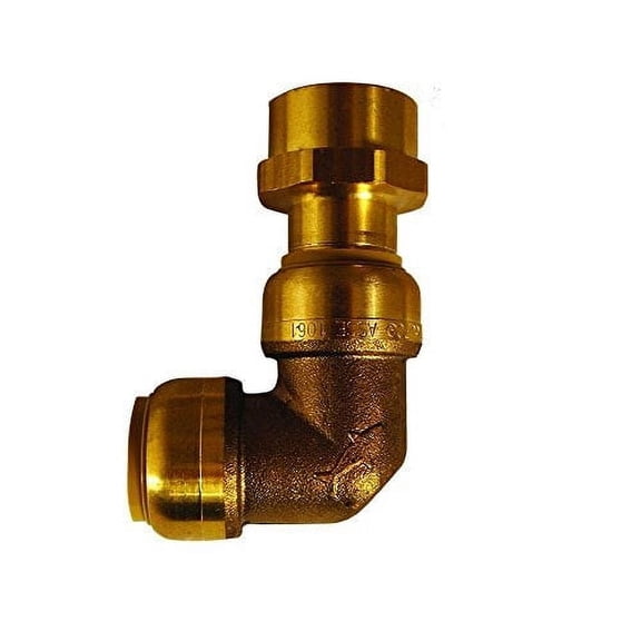 SharkBite 3/4 in. Push x 3/4 in. Dia. FNPT Brass 90 Degree Elbow