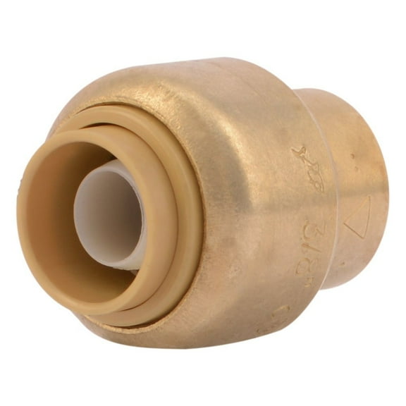 SharkBite 3/8-Inch End Cap, Push-to-Connect, PEX, Copper, CPVC