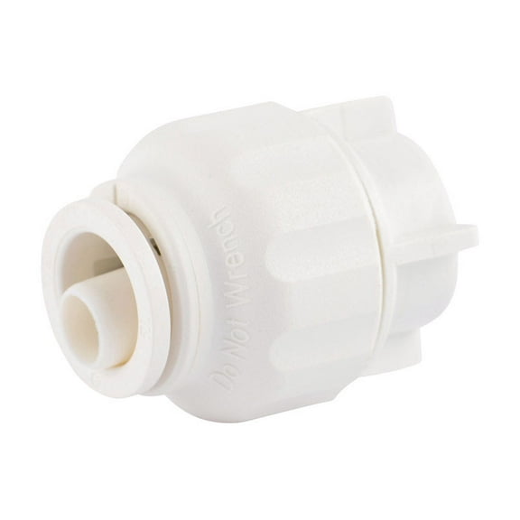 SharkBite  3/8 in. Push   x 3/8 in. Dia. Push  Plastic  End Stops