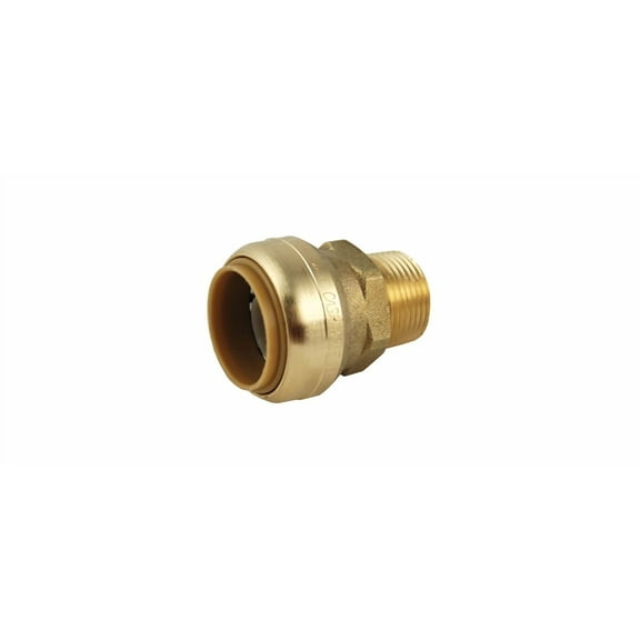 SharkBite 3/8 in. Push x 1/2 in. Dia. MPT Brass Connector
