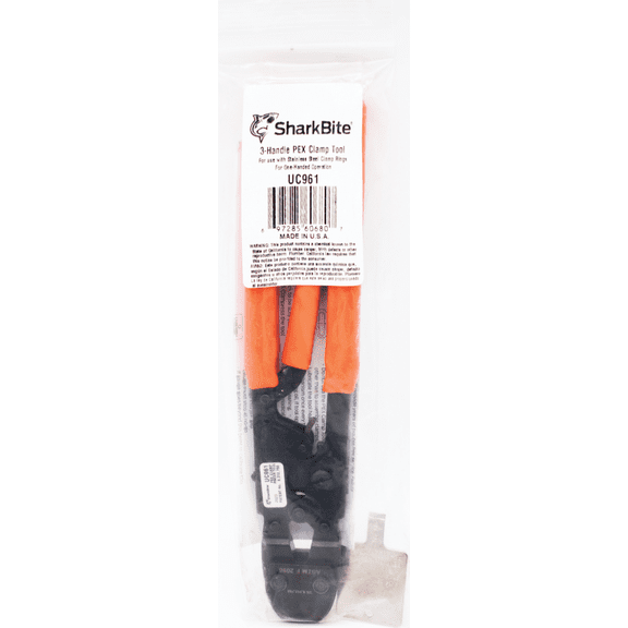 SharkBite 3-Handle PEX Clamp Tool - Single Pack Residential Use, Standard Application
