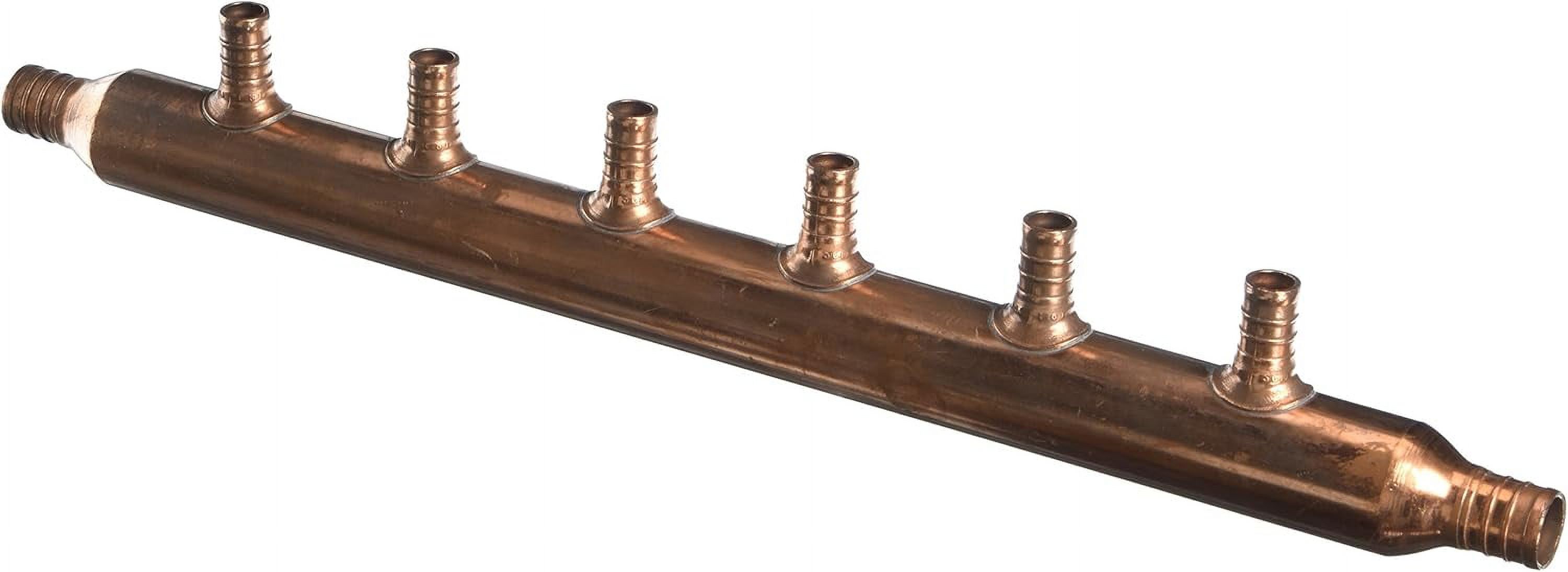 SharkBite 6 Port Open Crimp Copper MultiPort Tee, Plumbing Fittings