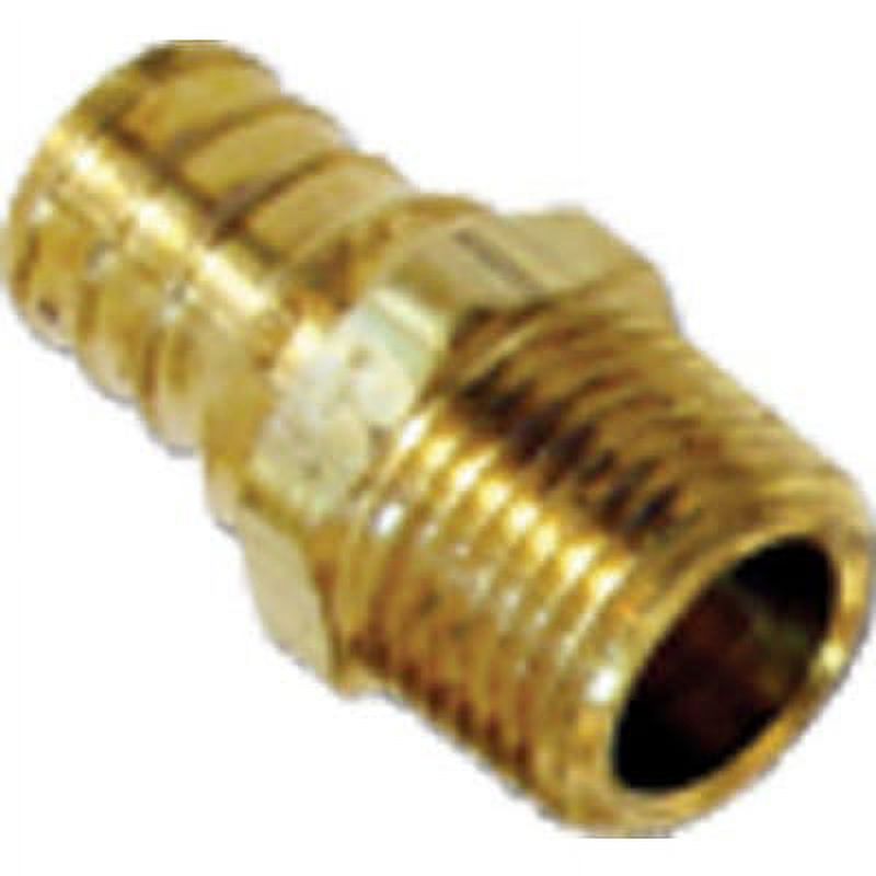 SharkBite Barbed Pipe PEX Insert Fitting, Brass, 3/4In. Barb Insert x 3/4In. Male Pipe