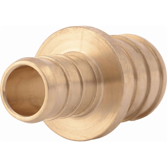 SharkBite Brass Barb Coupling - Pack of 4  Residential Use, Standard Application