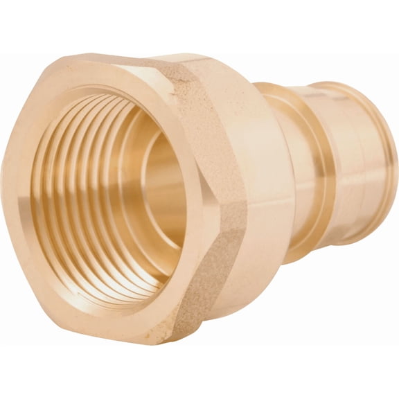SharkBite Brass FNPT PEX-A Adapter - Pack of 2 Residential Use, Standard Application
