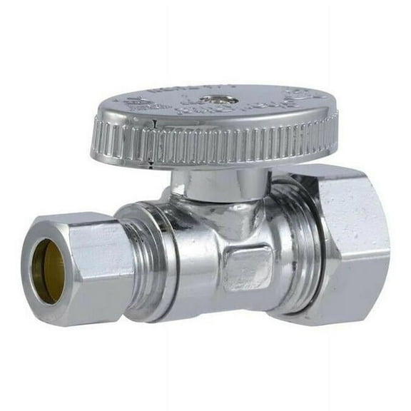 SharkBite Cash Acme 112441 0.5 x 0.37 in. Straight Full Value, Brass - Case of 12