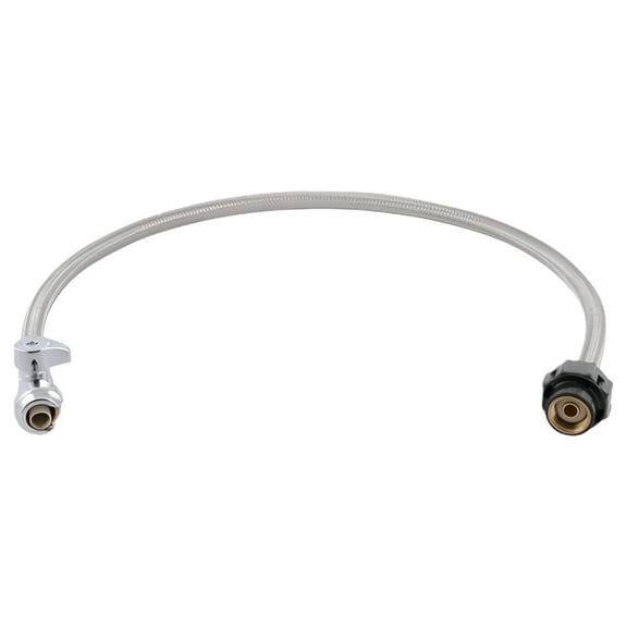 SharkBite 24687 Push-To-Connect Straight Stop Faucet Connector, Click Seal, 1/2 x 1/2 x 30-In. - Quantity 1