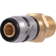 Cash Acme EvoPEX Plastic Push-to-Connect Connector, EvoPEX Fitting - 1 Each, 1/2 in.