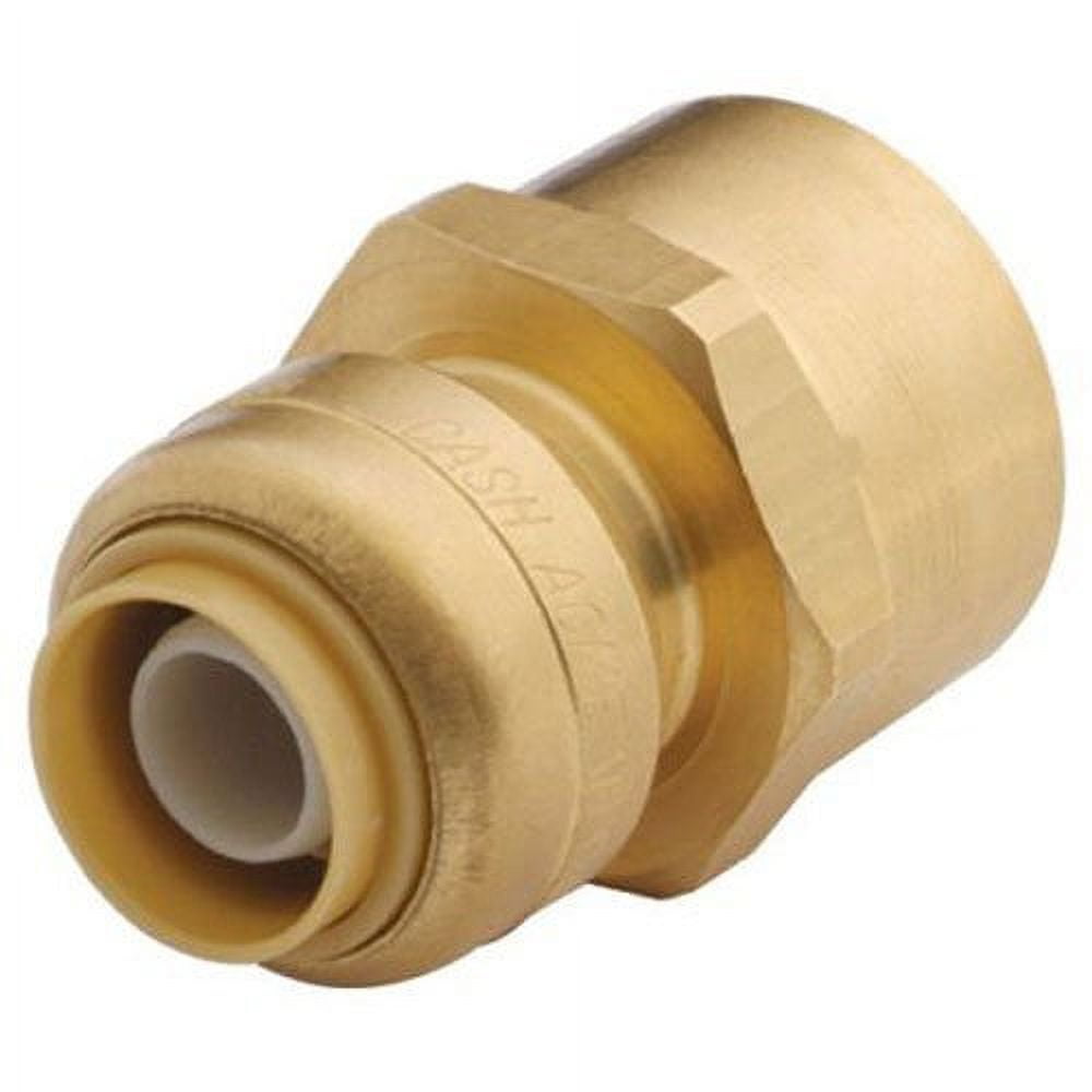 SharkBite FNPT Female Reducing Adapter, 1/2 Inch by 3/4 Inch, Pushto