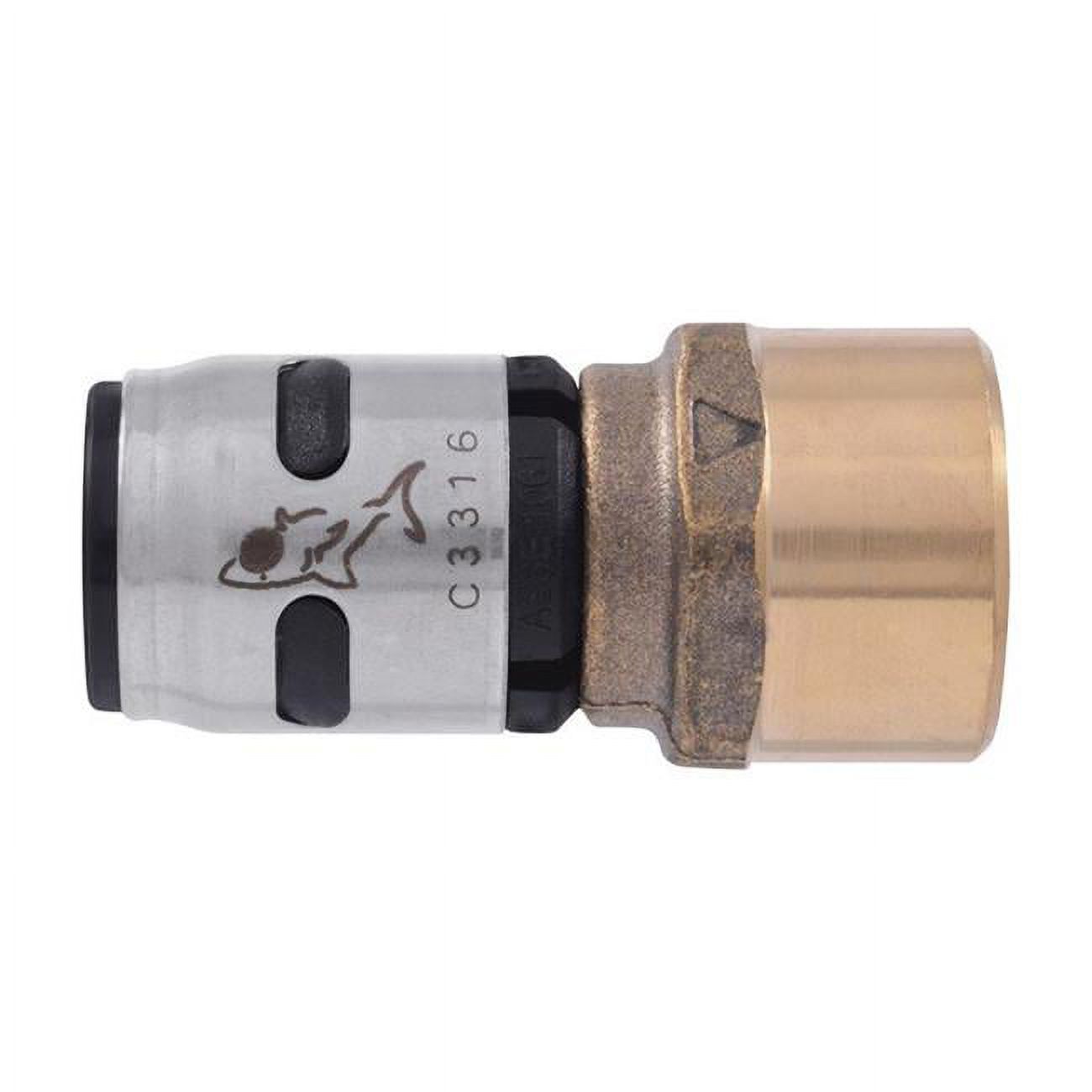 Adaptadores NPT Fêmea 1/2" Rebower | Pacote 10 Unidades | Latão Resistente