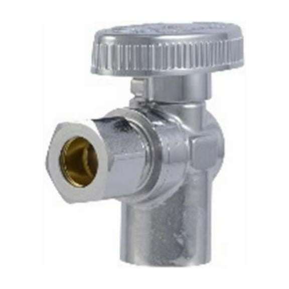SharkBite NSWTA1238Z Angle Valve, Quarter Turn, Copper Sweat 1/2 x 3/8 In. - Quantity 12