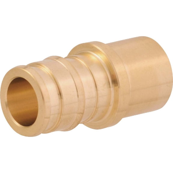 SharkBite 1/2 x 1/2 Inch MNPT Expansion Sweat Adapter for PEX-A Pipe, Brass Plumbing Fittings, Male Sweat Adapter for PEX-A Tubing, UAB607LFA