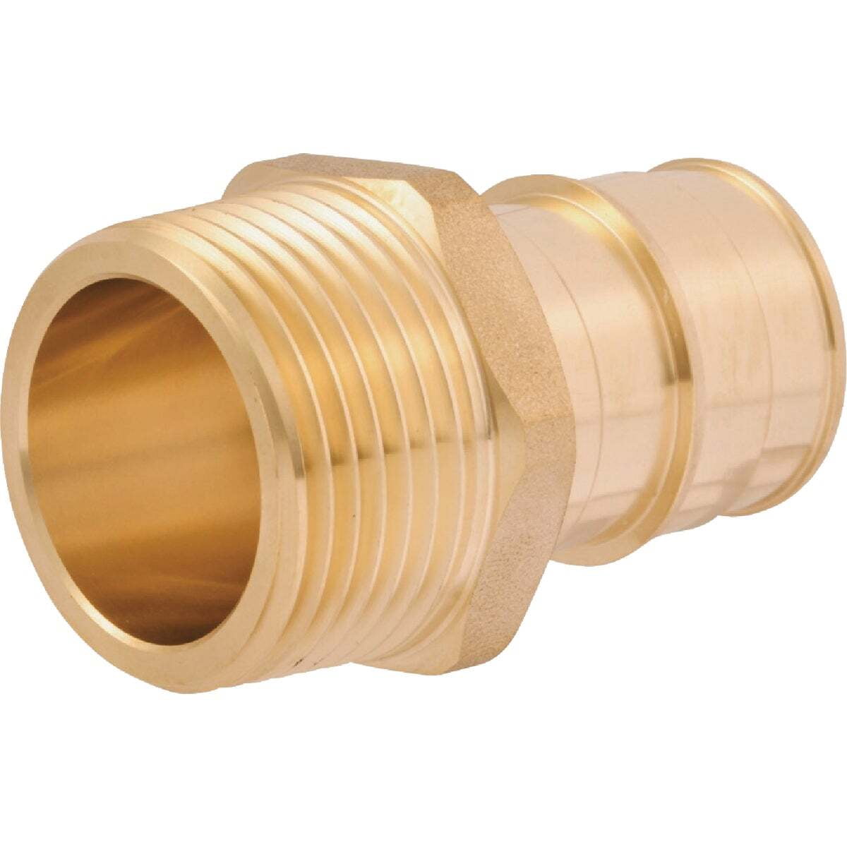 SharkBite Push To Connect MNPT Adapter Brass SharkBite 1-1/4 Inch MNPT Adapter - Push To Connect