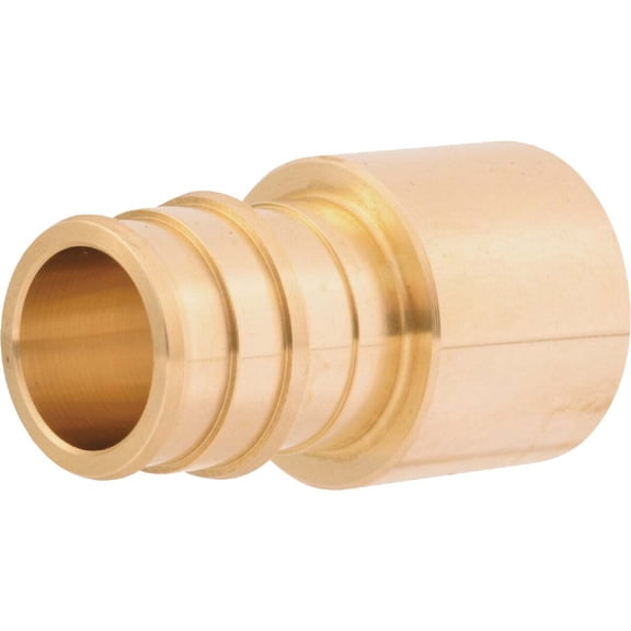 SharkBite 3/4 x 3/4 Inch Expansion FNPT Sweat Adapter for PEX-A Pipe, Brass Plumbing Fittings, Female NPT Adapter for PEX-A Tubing, UAB606LFA