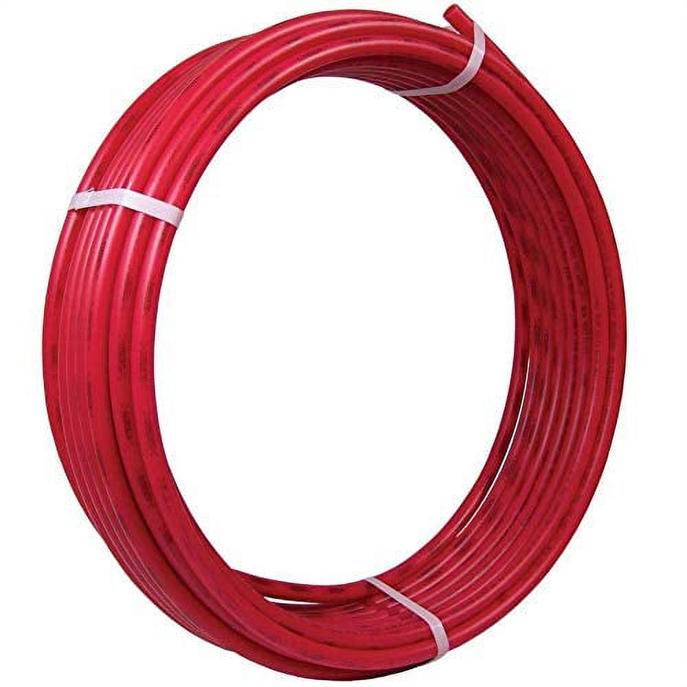 SharkBite U860R50 Cross-Linked Pex Pipe, 1/2" CTS x 50' Coil, Red - image 1 of 6