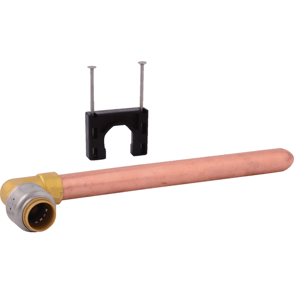SharkBite Push Fit Stub-Out Copper Elbow - Single Pack Residential Use, Standard Application