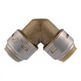 thumbnail image 1 of SharkBite Push to Connect 1/2 in. PTC X 1/2 in. D PTC Brass Elbow, 1 of 3