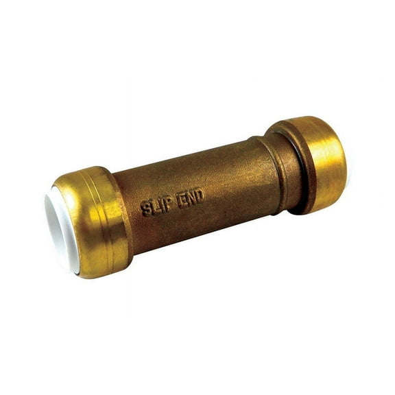 SharkBite Push to Connect 3/4 in. IPS x 3/4 in. Dia. IPS Brass Coupling