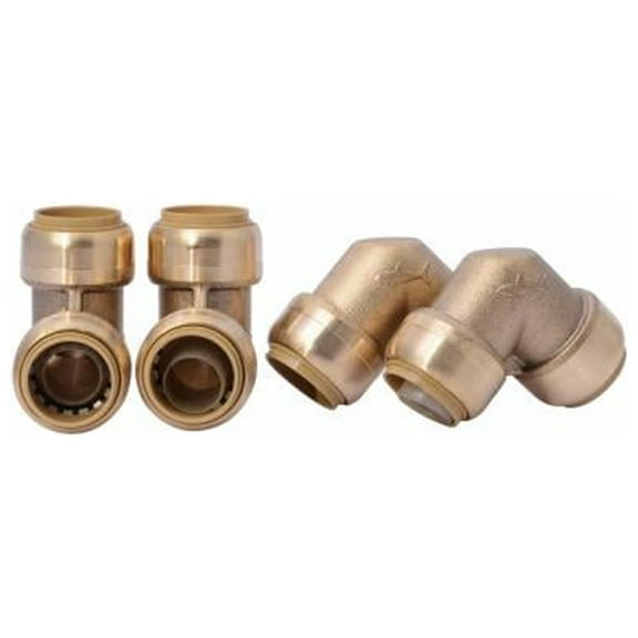 SharkBite Push to Connect 3/4 in. Push X 3/4 in. D Push Brass 90 Degree Elbow