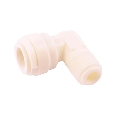 SharkBite Push to Connect 3/8 in. PTC X 1/4 in. D MIP Plastic Elbow