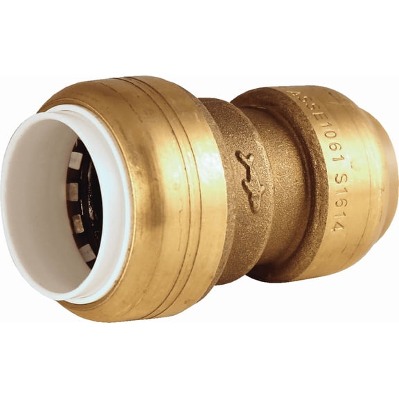 SharkBite Push-to-Connect CTS X PVC Coupling - Single Pack Residential Use, Standard Application