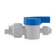thumbnail image 1 of Sharkbite 4925434 0.5 in. Push x 0.25 in. Dia. Push Plastic Straight Stop Valve, White, 1 of 1