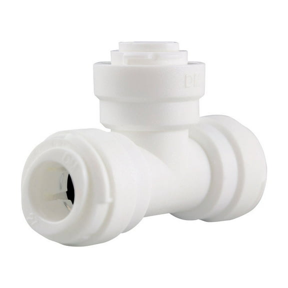 Sharkbite 4906624 0.38 in. Dia. x 0.38 in. Dia. x 0.25 in. Dia. Push to Push to Push Plastic Tee, White