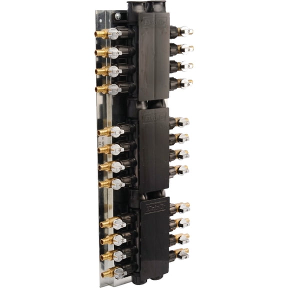 SharkBite RM22724 24 Port Barb Manifold with Brass Ball Valves by Cash Acme