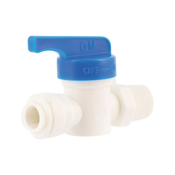 SharkBite Push to Connect 3/8 in. Dia. x 3/8 in. Dia. MIP Straight Valve