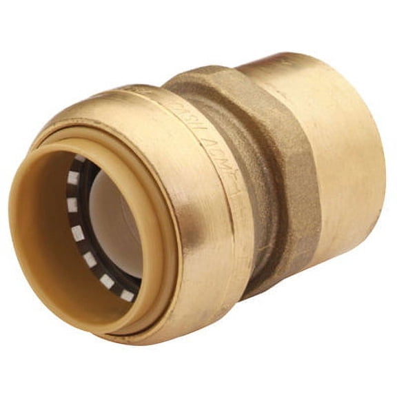 SharkBite U094LFA Push-Fit Lead Free Female Connector, 1" x 1" FNPT, Each