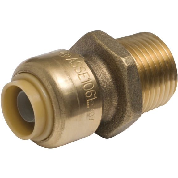 SharkBite U110LFA Reducing Connector, 1/4" x 1/2"