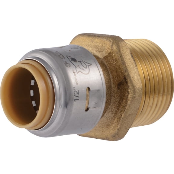 SharkBite U116LFA 1/2-Inch by 3/4-Inch MNPT SharkBite Reducing Connector by Shark Bite